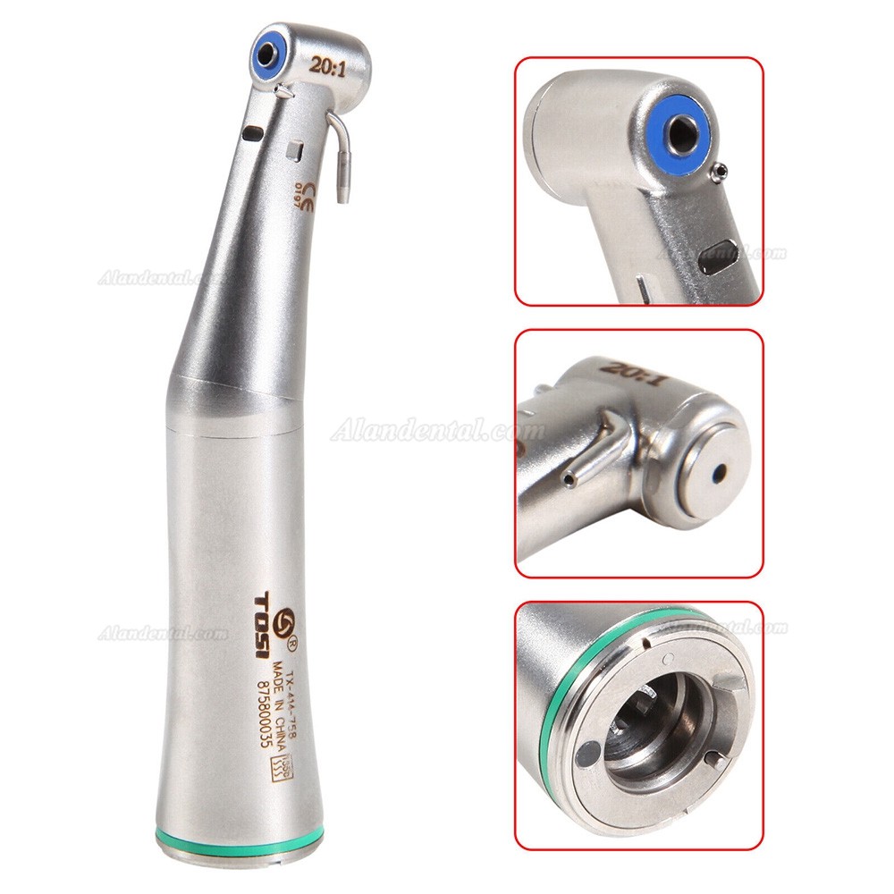 TOSI TX-414-758 20:1 Fiber Optic Contra Angle Handpiece